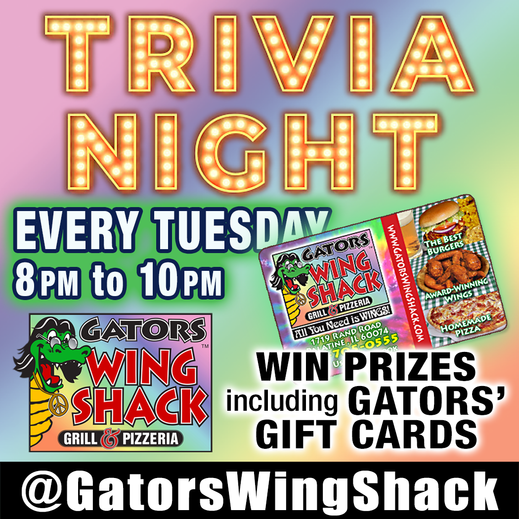 Trivia Night is Back at Gators Wing Shack