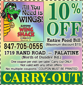 Wing shack coupons