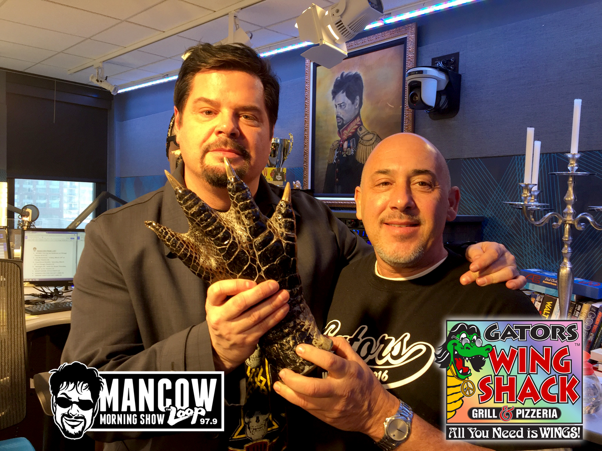 Gators Wing Shack Featured at the Mancow Morning Show