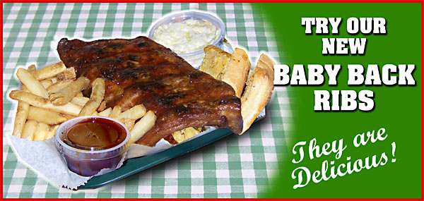 TRY GATORS BABY BACK RIBS